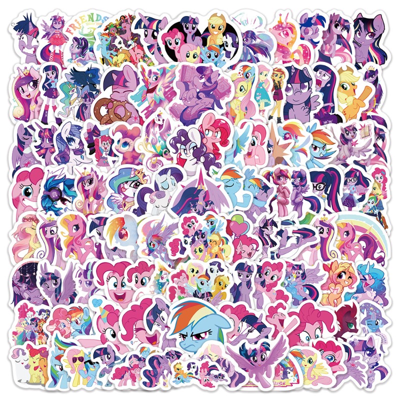 Anime Merchandise - 100 stuks Cartoon My Little Ponys