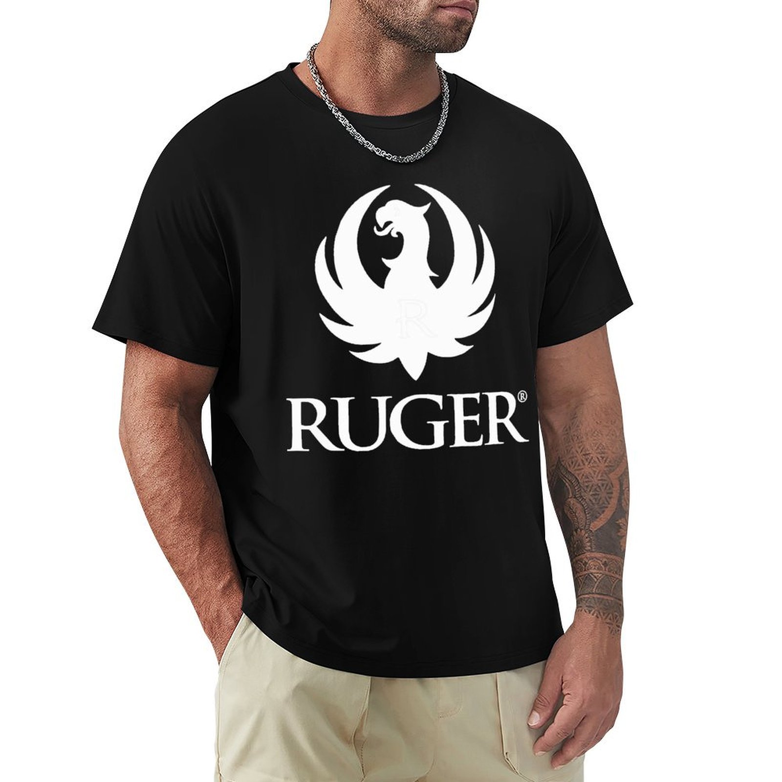Anime Merchandise T-Shirts - R.uger Logo Merchandise T-shirt, anime T-shirts