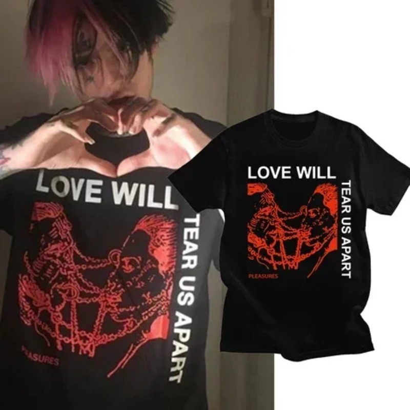 Anime Girl Merchandise - Lil peep Tee vrouwen Y2K grappige