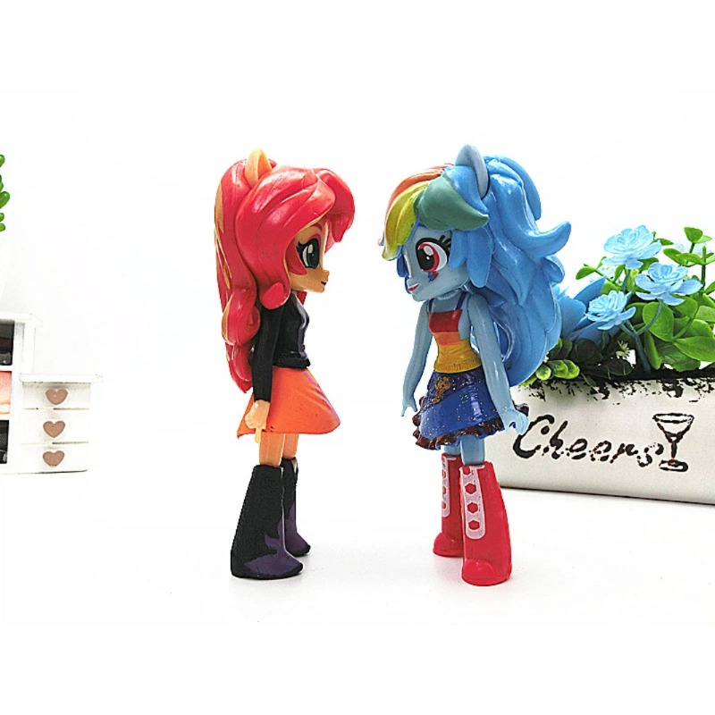 9 stks/set Anime My Little Pon - Kotobukiya Bishoujo recensie en prijs